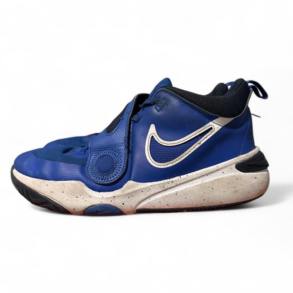Nike zoom blue basketball trainers